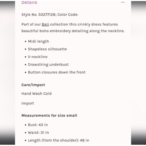 Free People Bali Collection Will Wait for You Midi Dress - Picture 8 of 8